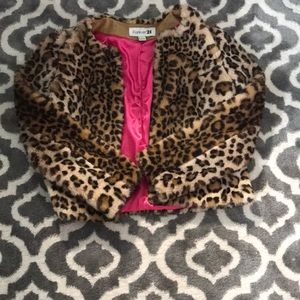 Cheetah print jacket